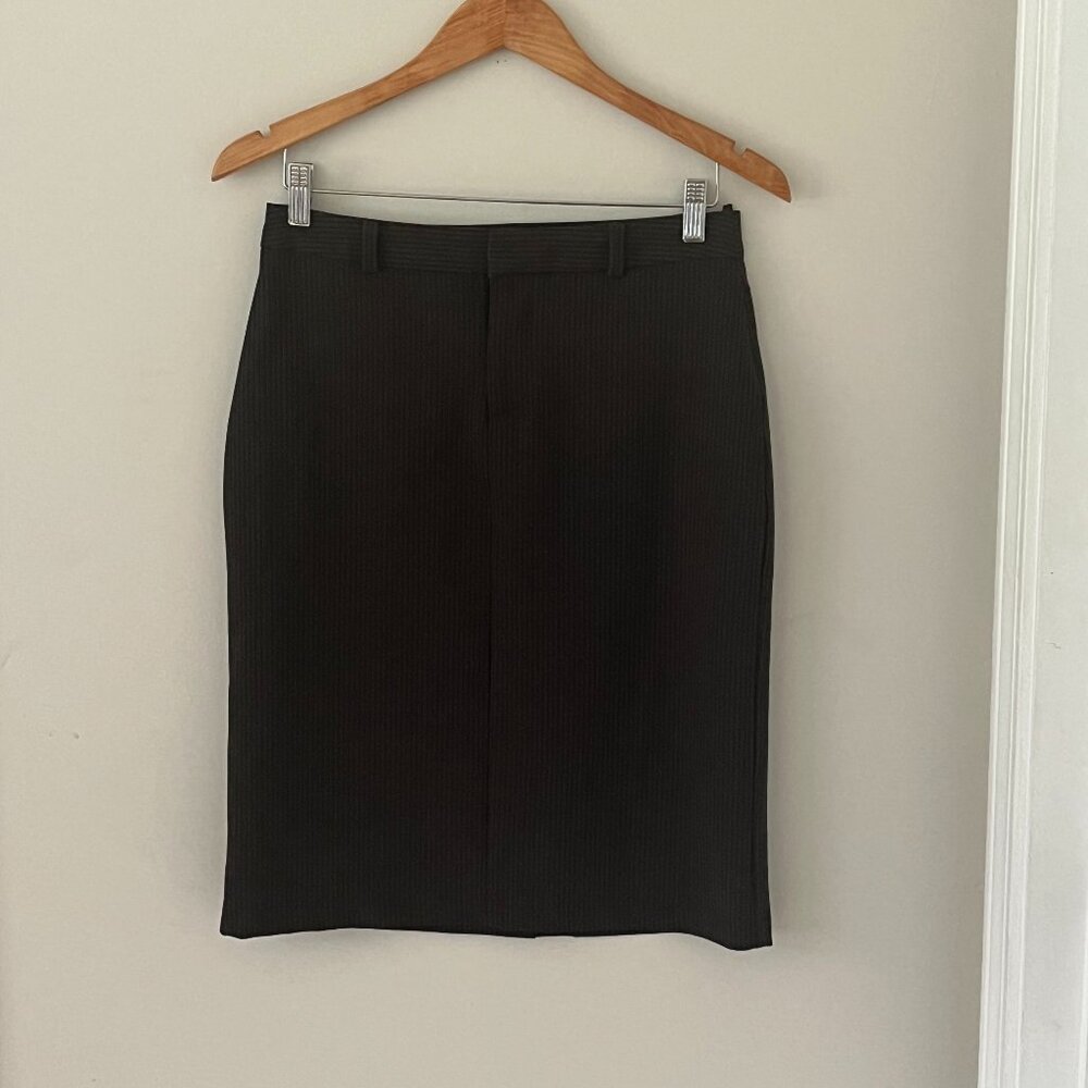 Vintage GAP Brown Pencil Skirt Y2K Career Office Workwear Minimalist Size 4